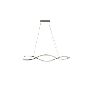 Lampa wisząca SPARK WAVES PENDANT 150 CCT DIMM CH + REMOTE CONTROL AZ6564 AZzardo