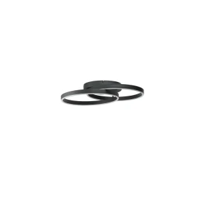 Plafon HALO TOP 65+45 Czarny AZ6215 AZzardo