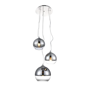 Lampa wisząca Srebrny BALL 3 AZ4750 AZzardo