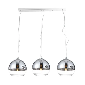 Lampa wisząca Srebrny BALL 3 LINE AZ4751 AZzardo