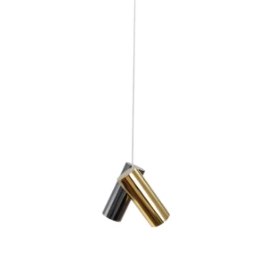 Lampa wisząca JADE 2 PENDANT Czarny złoty AZ6212 AZzardo