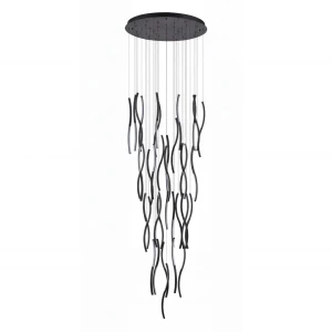 Lampa wisząca FLOW 41 PENDANT 3-STEP DIMM 4000K Czarny AZ7227 AZzardo