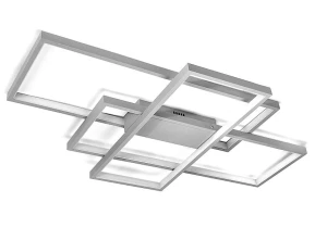Lampa sufitowa LED RING 80W antracyt DL-Z01 + pilot - 657 DomenoLED