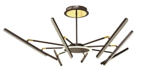 LAMPA DEKORACYJNA SUFIT 38W +  PILOT - BRĄZ - ZŁOTO DL-F07 FARO - 446 DomenoLED