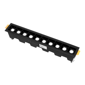 Lampa liniowa Led podtynkowa 20W 4000K czarna JDL-10T 587 DomenoLED