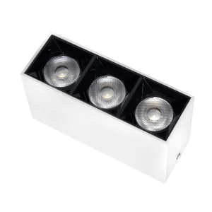 Lampa liniowa natynkowa  9w 3000K biało-czarna JDL-6T 1055 DomenoLED