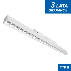 Lampa z diodami do szyn magnetycznych biała 24W 3000K DDCX-GS24-436 - TYP B 1132 DomenoLED