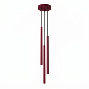 Lampa wisząca PASTELO 3P burgund SL.2123 Sollux