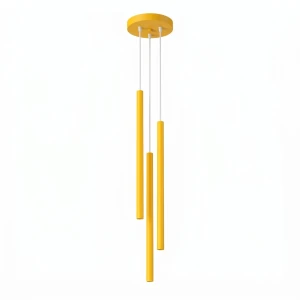 Lampa wisząca PASTELO 3P żółta SL.2139 Sollux