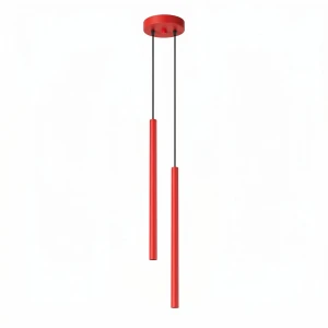 Lampa wisząca PASTELO 2 czerwona SL.2142 Sollux