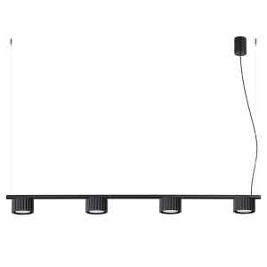 Żyrandol AURA 4 czarna Gx53 SL.2696 Sollux
