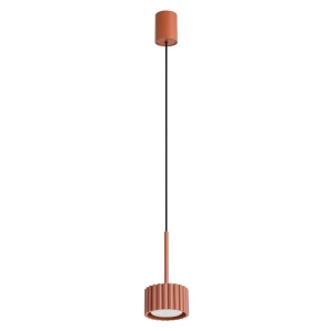 Lampa wisząca AURA 1 ochra czerwona Gx53 SL.2680 Sollux