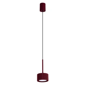 Lampa wisząca AURA 1 burgund Gx53 SL.2684 Sollux