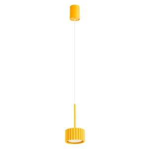 Lampa wisząca AURA 1 żółta Gx53 SL.2688 Sollux