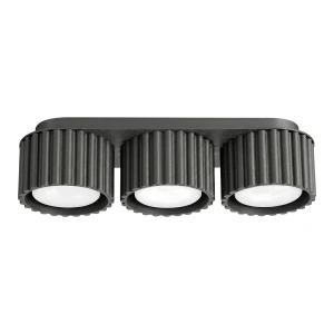 Plafon AURA 3 czarny Gx53 SL.2629 Sollux