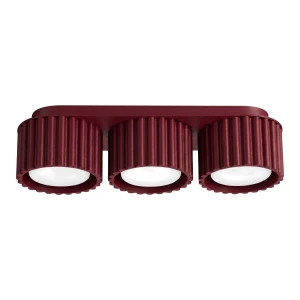 Plafon AURA 3 burgund Gx53 SL.2636 Sollux