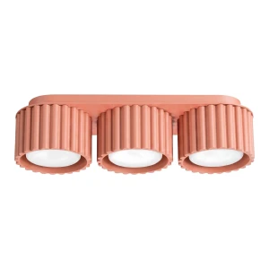 Plafon AURA 3 brzoskwiniowy Gx53 SL.2637 Sollux