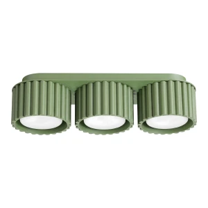 Plafon AURA 3 szałwiowy Gx53 SL.2639 Sollux