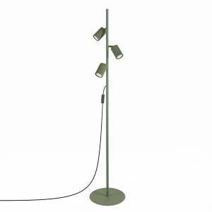 Lampa podłogowa KARBON 3 zielona oliwka SL.2026 Sollux