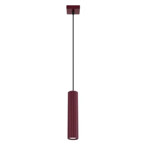 Lampa wisząca KARBON 1 burgund SL.1918 Sollux