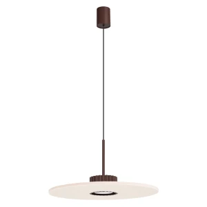 Lampa wisząca OVO 1 brązowa/beżowa filc Gx53 SL.2694 Sollux