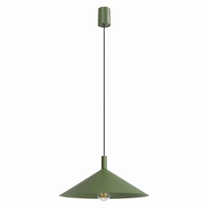 Lampa wisząca NOX 40 zielona oliwka SL.2540 Sollux