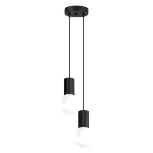 Lampa wisząca HALO 2P czarna SL.1972 Sollux