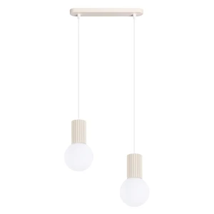 Lampa wisząca HALO 2L beżowa SL.1983 Sollux