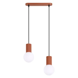 Lampa wisząca HALO 2L mocca SL.1986 Sollux