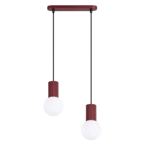 Lampa wisząca HALO 2L burgund SL.1989 Sollux