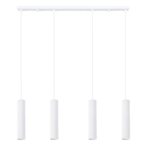 Lampa wisząca KARBON 4L biały SL.2001 Sollux