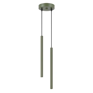 Lampa wisząca ARCHE 2P zielona oliwka SL.2049 Sollux