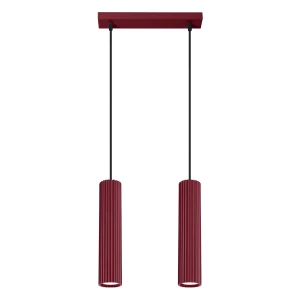 Lampa wisząca KARBON 2 burgund SL.2301 Sollux