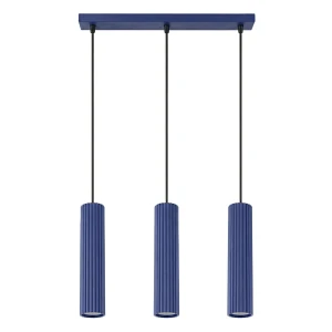 Lampa wisząca KARBON 3L ultramaryna SL.2313 Sollux