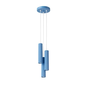 Lampa wisząca KARBON 3P błękitna SL.2343 Sollux