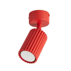 Plafon KARBON 1 czerwony SL.2364 Sollux