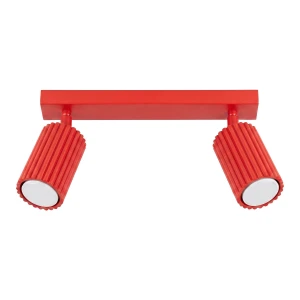 Plafon KARBON 2 czerwony SL.2365 Sollux