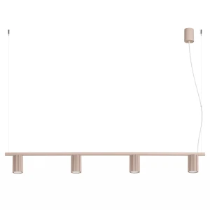 Żyrandol KARBON 4 taupe SL.2718 Sollux