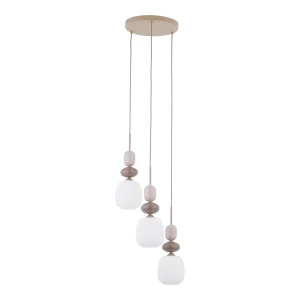 ZEN SABIA BOTTI WHITE LAMPA WISZĄCA 3XE14 KOŁO - 11872 TK Lighting