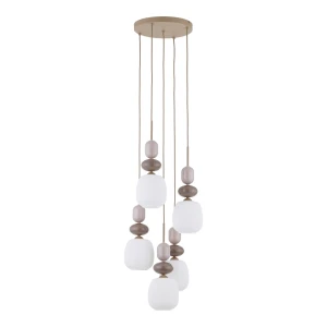 ZEN SABIA BOTTI WHITE LAMPA WISZĄCA 5XE14 KOŁO - 11874 TK Lighting
