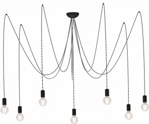 LAMPA WISZĄCA SPIDER GRAY VII żELAZKO 6787 Nowodvorski