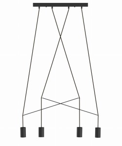 LAMPA WISZĄCA IMBRIA BLACK IV 9192 Nowodvorski