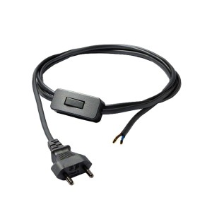 PRZEWÓD Z WŁĄCZNIKIEM CZARNY 150CM CAMELEON CABLE SWITCH BLACK 8611 Nowodvorski