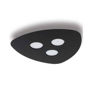 LAMPA SUFITOWA ORGANIC BLACK III CZARNA 8302 Nowodvorski