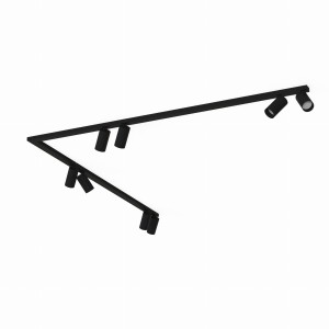 Listwa sufitowa 90° 2x150cm MONO CORNER VIII 2x150 BLACK 7721 Nowodvorski Lighting