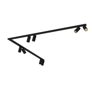 Listwa sufitowa 90° 2x150cm MONO CORNER VIII 2x150 BLACK/GOLD 7700 Nowodvorski Lighting