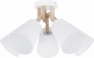 VAIO WHITE LAMPA SUFITOWA 5 PŁ. 666 TK Lighting