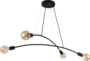 HELIX BLACK LAMPA WISZĄCA 4 PŁ 2724 TK Lighting