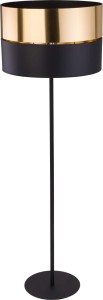 HILTON BLACK/GOLD LAMPA PODŁOGOWA 1 PŁ 5465 TK Lighting