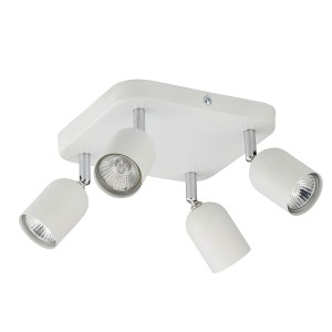 TOP LAMPA SUFITOWA 4 PŁ BIAŁA/CHROM 4414 TK Lighting